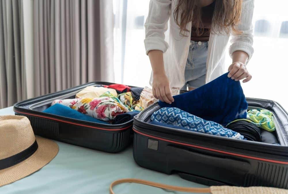 Packing for a spontaneous getaway made possible by owning a static caravan