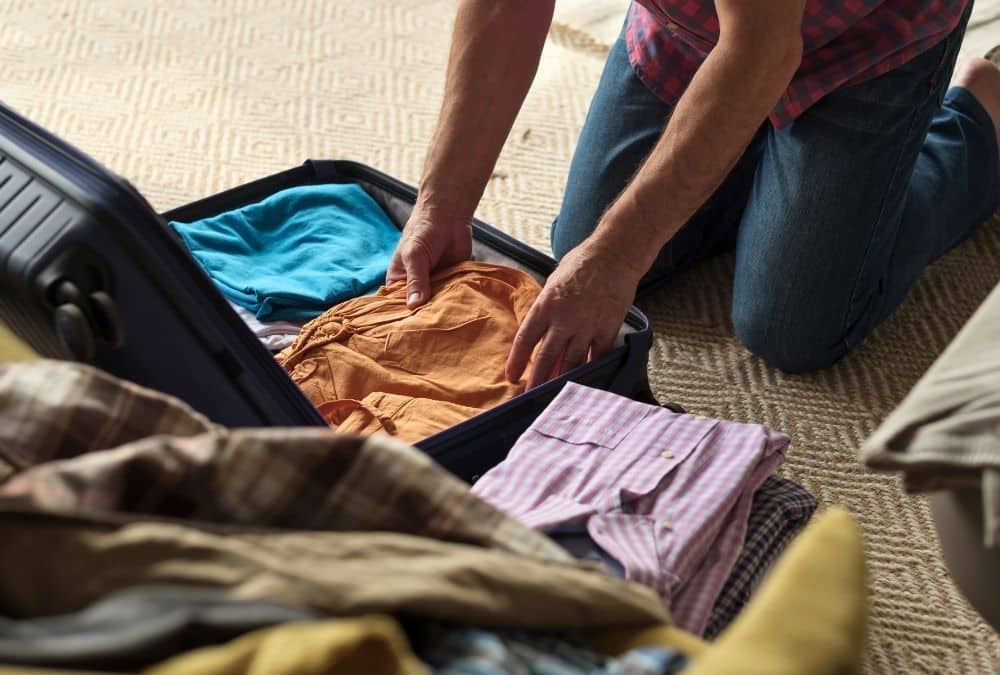 Packing clothes and holiday essentials for a coastal caravan break in Lincolnshire