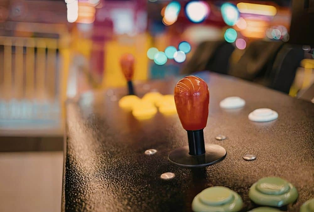 Arcade machines at a Skegness amusement centre, a fun indoor activity and popular thing to do in Skegness