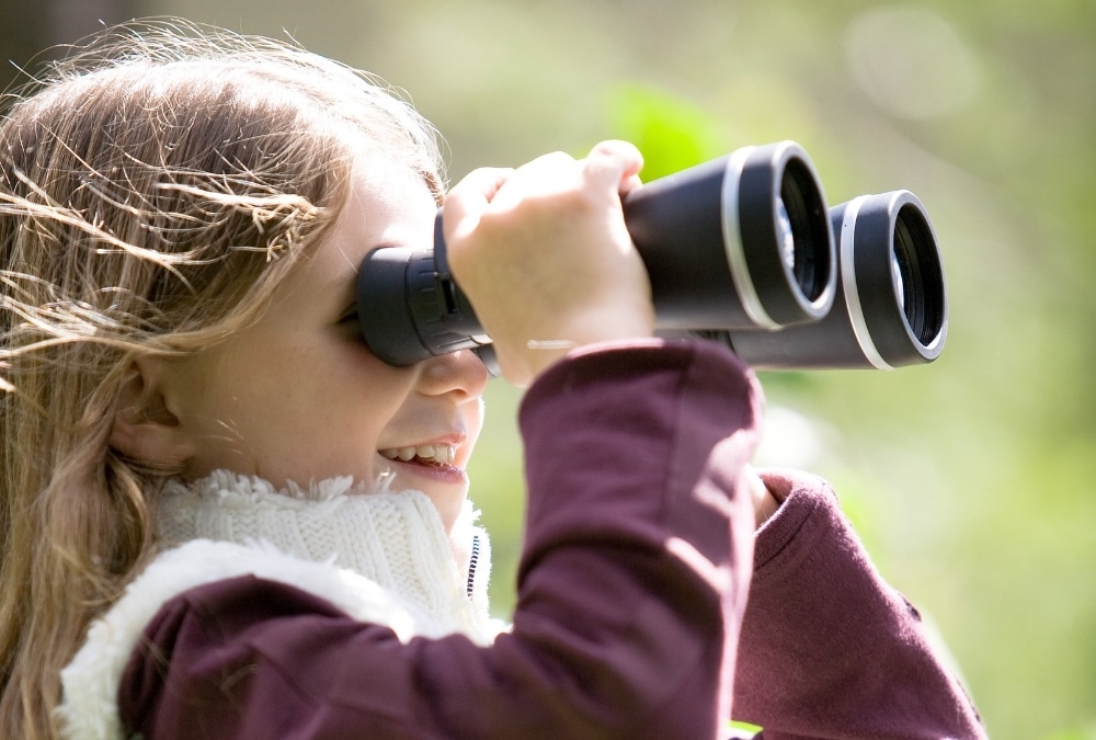 Binoculars are useful things to take on a caravan holiday for birdwatching and nature walks